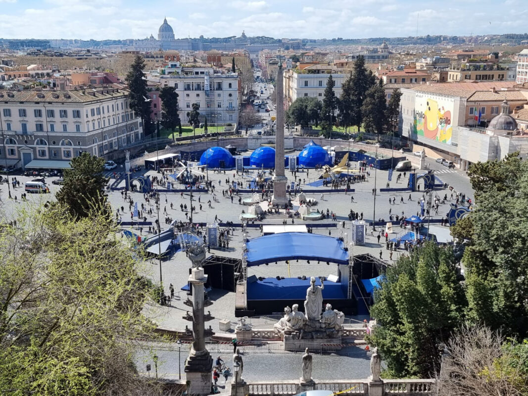 Centenario Aeronautica Militare inaugurata in Piazza del Popolo